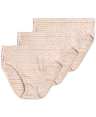 Jockey - Elance 3-pk. High-Cut Cotton Brief 1541
