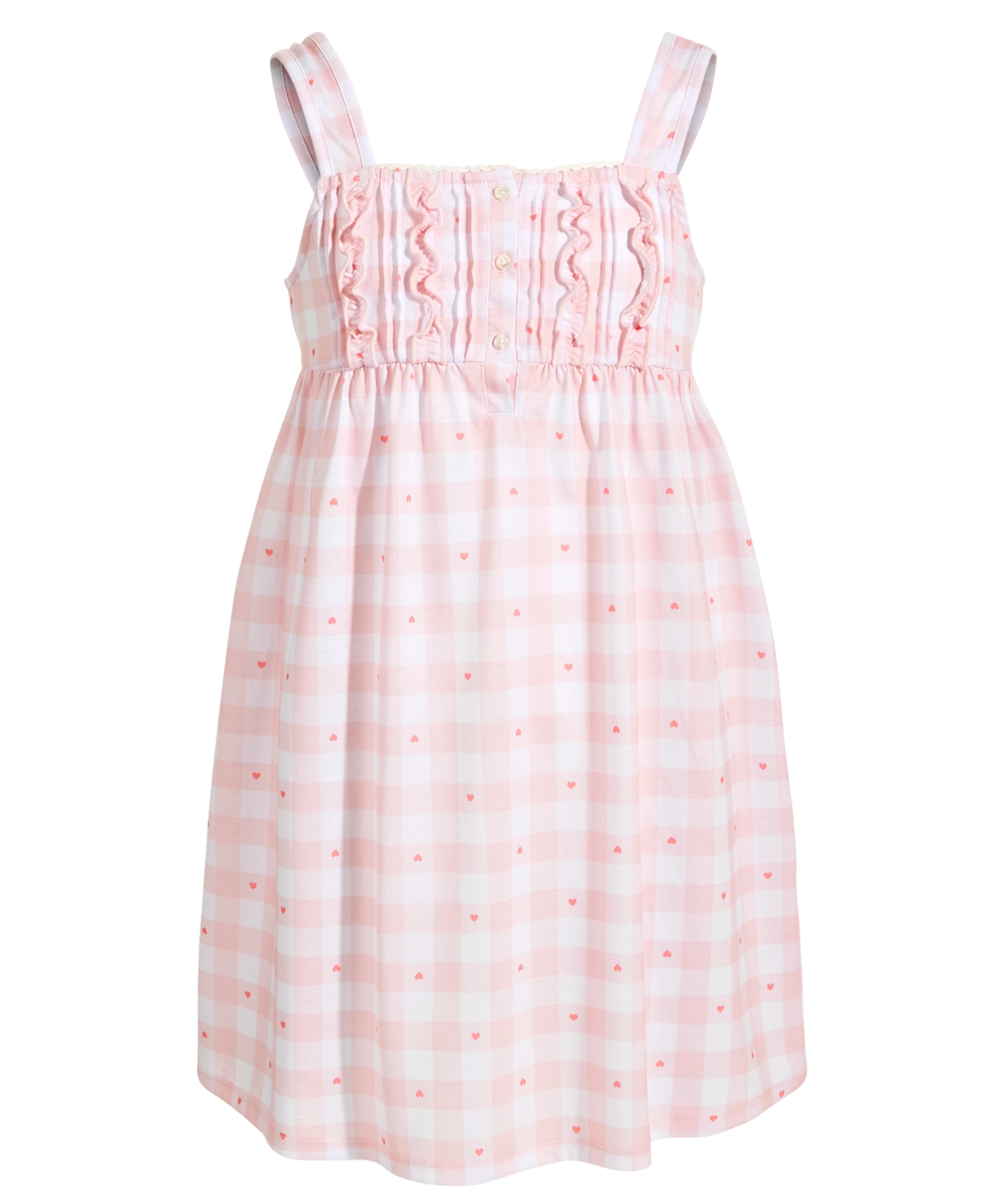 Charter Club Girls Mommy & Me Matching Sleeveless Gingham Nightgown, Created for Macy's