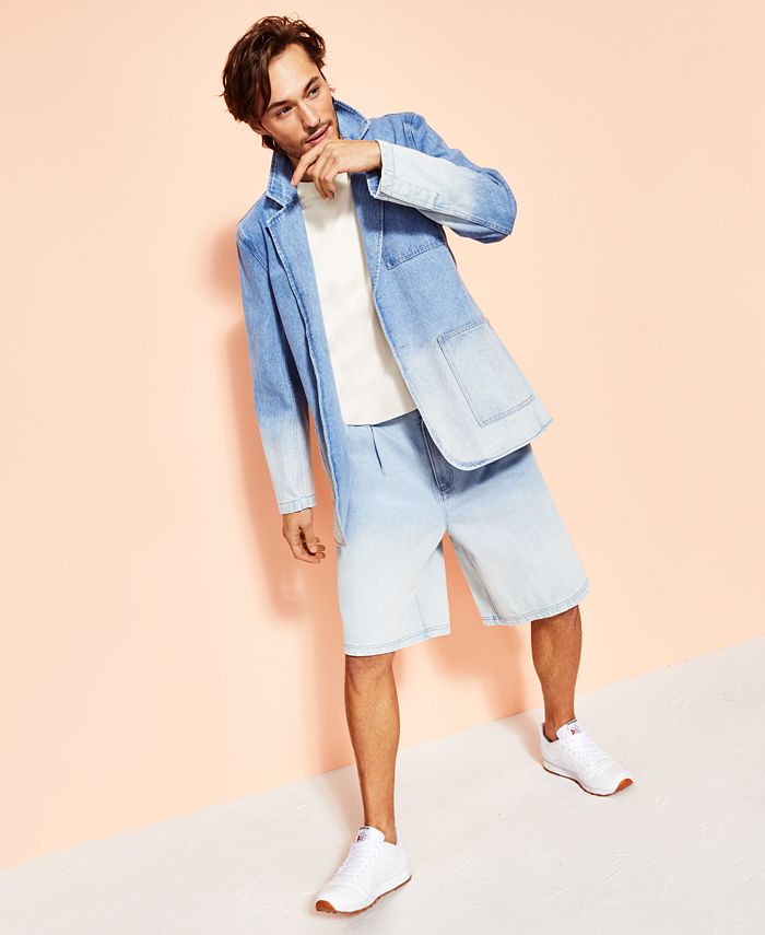 Royalty by Maluma Men's Relaxed-Fit Denim Trench Coat, Created for Macy's -  Macy's