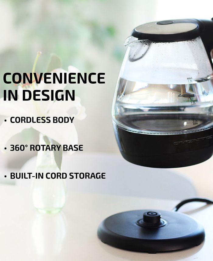 OVENTE Lighted Electric Kettle, 1.5 L, Created for Macy's & Reviews