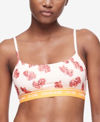 ck one cotton unlined bralette