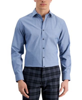 Bar III - Men's Chambray Dress Shirt