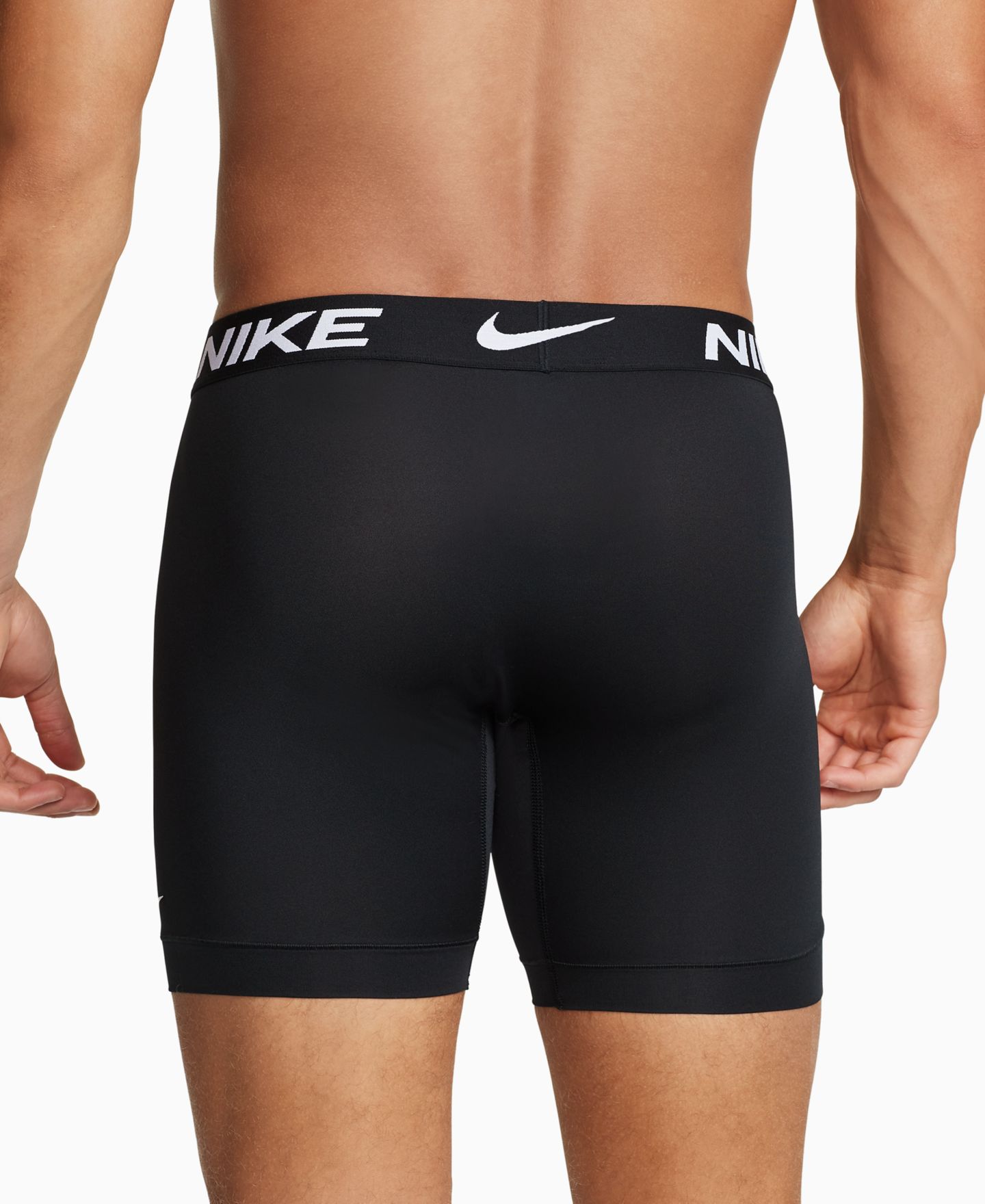 Трусы-боксеры Micro для мужчин, 3 шт. — Nike, цвет: Чёрный — фото 4