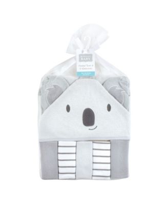 Hooded Drying Wrap Paired with Five Cleansing Cloths