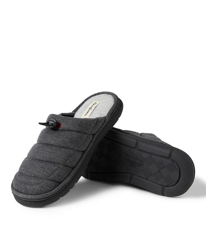 Dearfoams Men's Austin Quilted Sweatshirt Scuff Slippers & Reviews