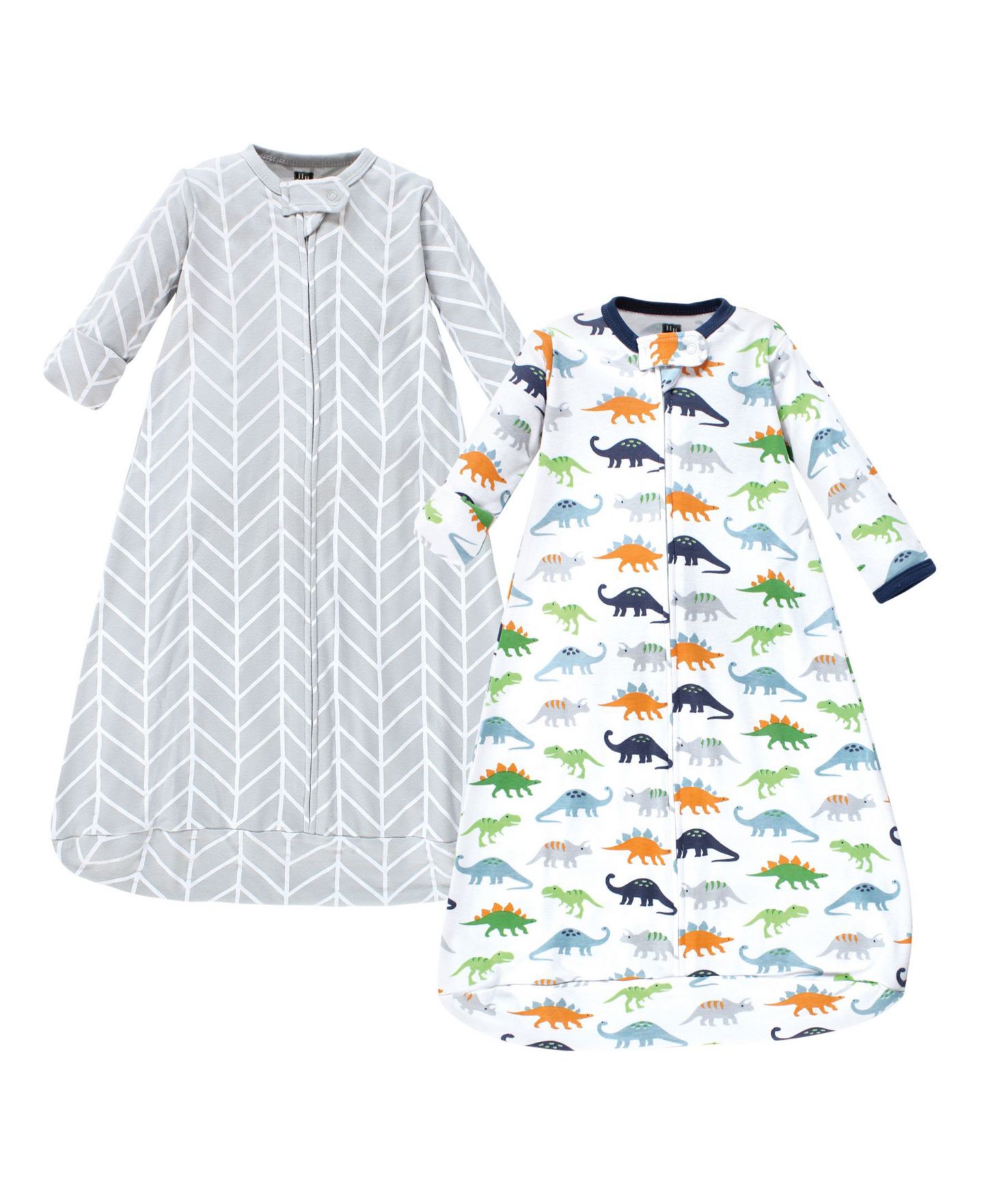 Пледы Hudson Baby Cotton Long-Sleeve Wearable Sleeping Bag, Sack, Blanket для мальчиков-малышей, цвет: Dinosaurs — фото 1