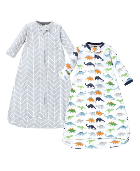 Пледы Hudson Baby Cotton Long-Sleeve Wearable Sleeping Bag, Sack, Blanket для мальчиков-малышей, цвет: Dinosaurs