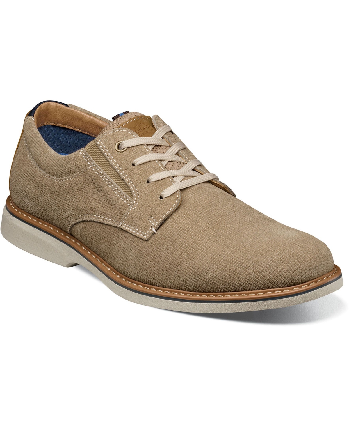 Men's Otto Plain Toe Lace Up Oxford Shoes - Navy