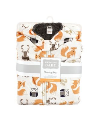 Baby Boys Little Plush Mink & Sherpa Convertible Sleep Solution