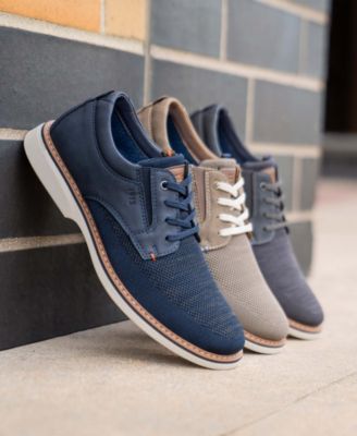 Men's Otto Knit Plain Toe Lace Up Oxford Shoes