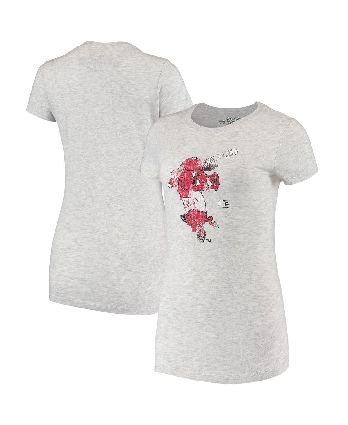 Women's Original Retro BrandArkansas Razorbacks Tri-Blend T-shirt - Gray