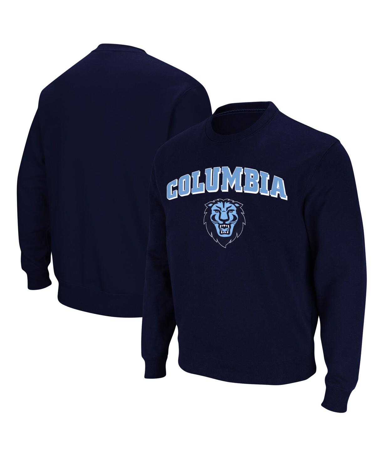 Colosseum Men's  Navy Columbia University Arch & Logo Sweatshirt In Navy