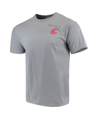 Men's Gray Washington State Cougars Team Comfort Colors Campus Scenery T-shirt