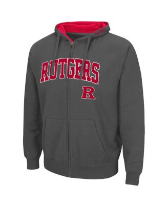 Men's Rutgers Scarlet Knights Arch & Logo 3.0 Full-Zip Hoodie