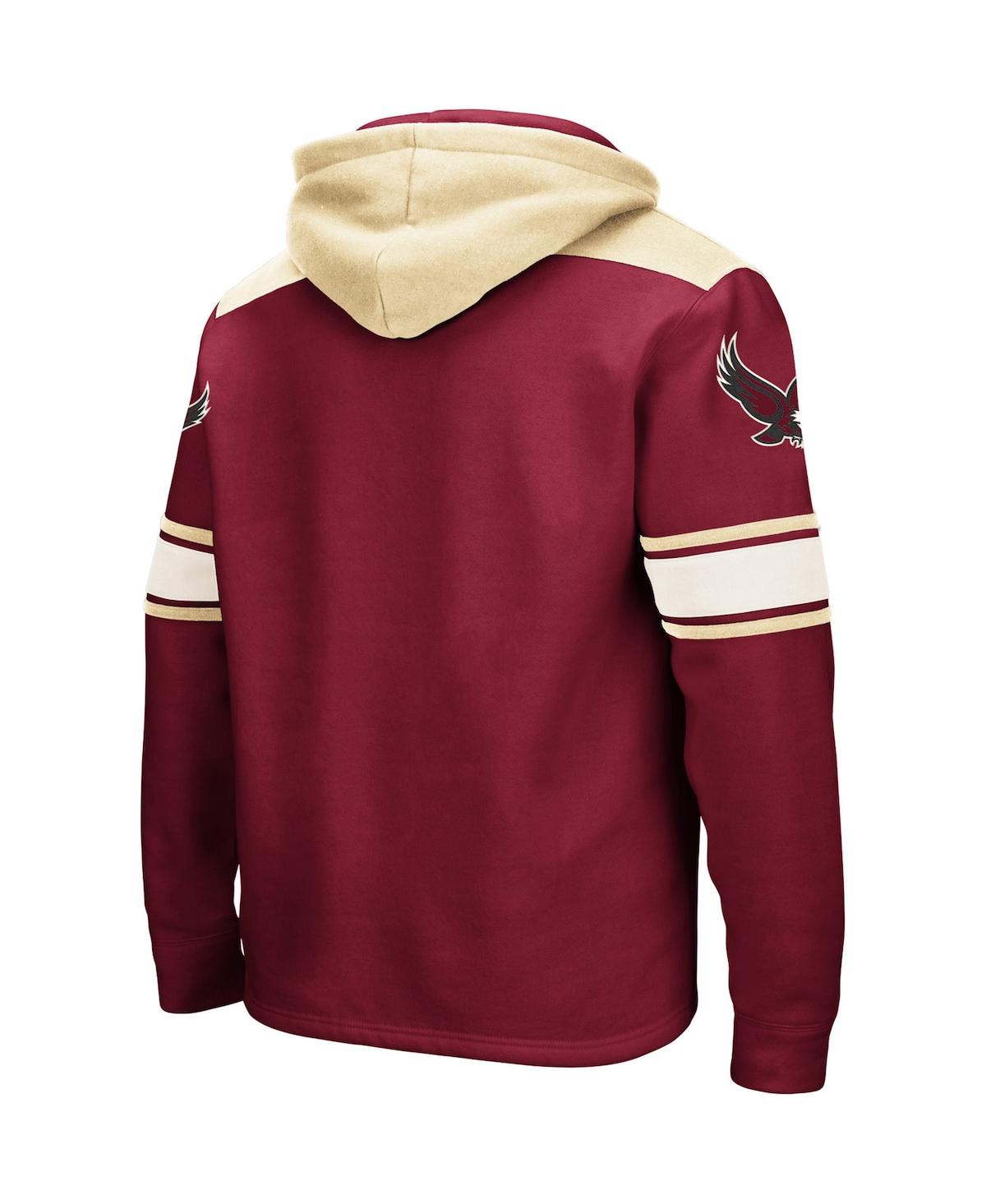 Colosseum Maroon Boston College Eagles 2.0 Lace-up Pullover Hoodie In Maroon