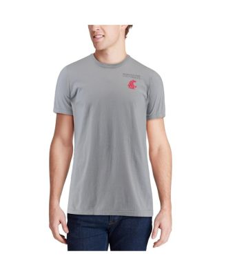 Men's Gray Washington State Cougars Team Comfort Colors Campus Scenery T-shirt