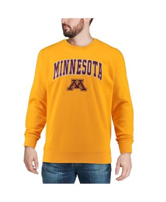 Men's Minnesota Golden Gophers Arch & Logo Crew Neck Sweatshirt