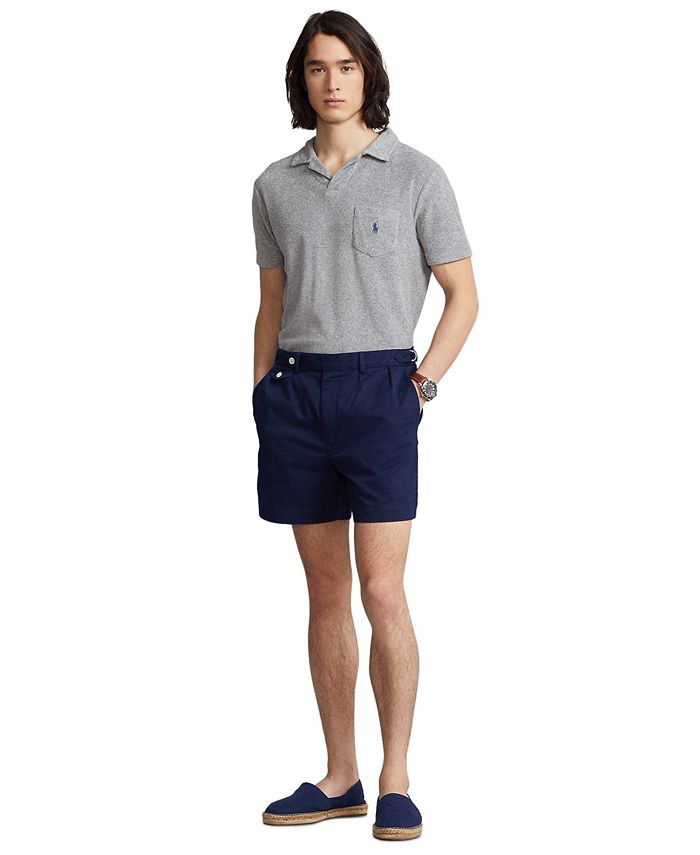 Polo Ralph Lauren Men's Custom Slim Fit Terry Polo Shirt - Macy's