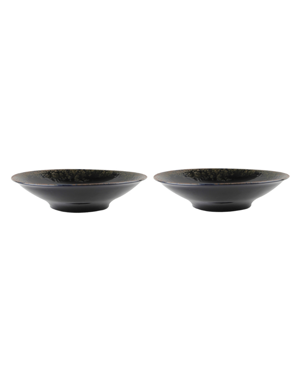 Ethos Root Rusty 2-Piece Bowl Set - Brown and Blue