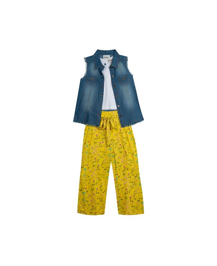 Macy's denim vest hot sale