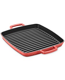 Speckle Enameled Cast Iron Grill Pan, Created for Macy's