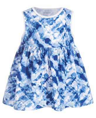 First Impressions - Baby Girls Tie Dye Tunic Shirt