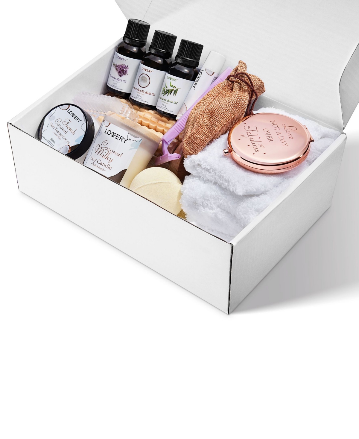 20-Pc. French Coconut Aromatherapy Home Spa Body Care Gift Set