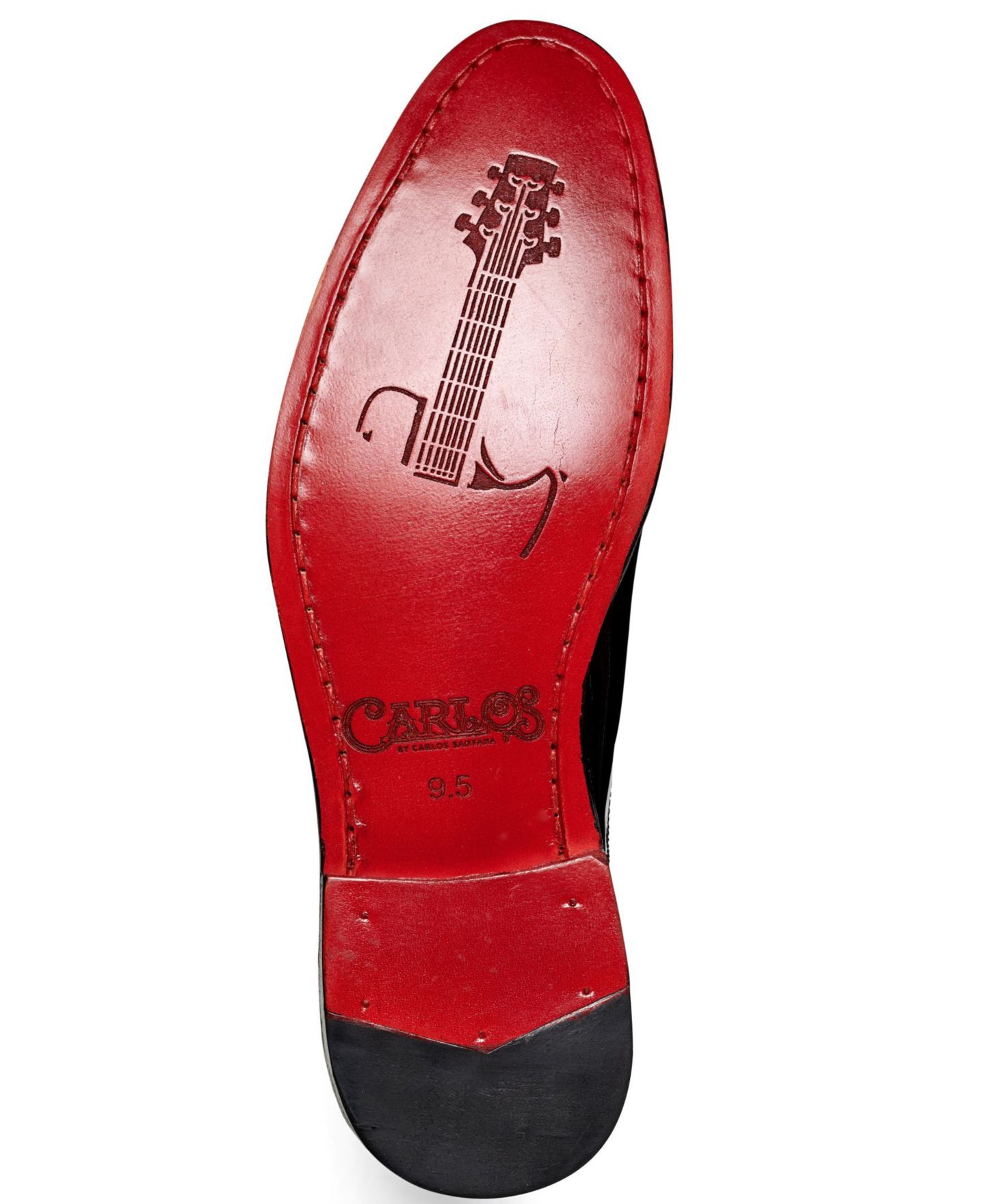 Мужские туфли Carlos by Carlos Santana Tuxedo Cap-Toe Oxford Patent Leather Dress Shoe, цвет: Чёрный — фото 6