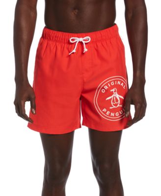 Original Penguin Men's Stamp Logo Swim 