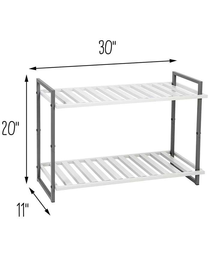 Honey Can Do 2Tier Tubular Metal Shoe Rack Macy's