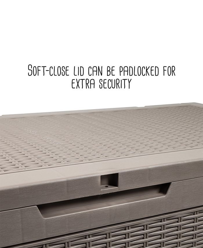 Honey Can Do Large Outdoor Storage Deck Box, 100Gallon Macy's