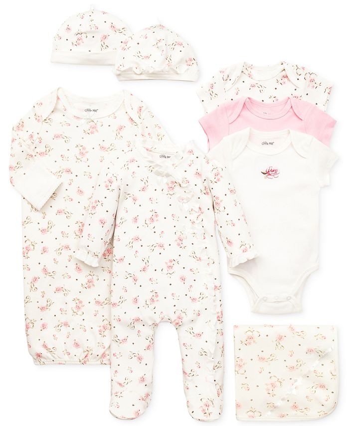 Little Me Baby Girls Vintage Rose Gift Bundle - Macy's