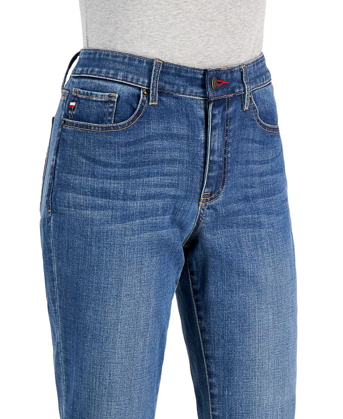Tommy Hilfiger Women\'s Tribeca TH Macy\'s - Straight-Leg Jeans Flex