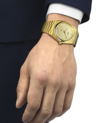 TISSOT PRX 40mm / ゴールド Hands-On: Tissot PRX 40mm and 35mm Gold Tone | aBlogtoWatch
