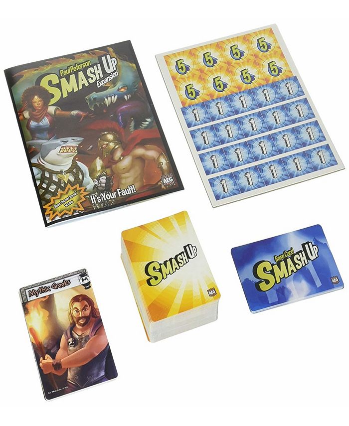 AEG Alderac Entertainment Group | Smash Up Cease & Desist | Card Game for 2 tot 4 Players in English | Standalone Expansion | Ages 12
