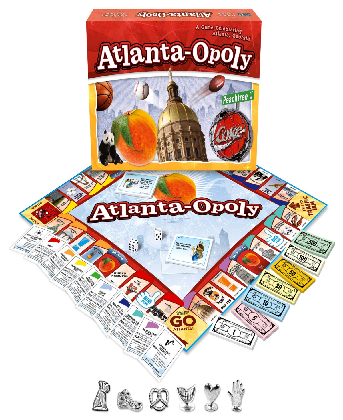 Late For The Sky Atlanta-opoly Board Game In Multi