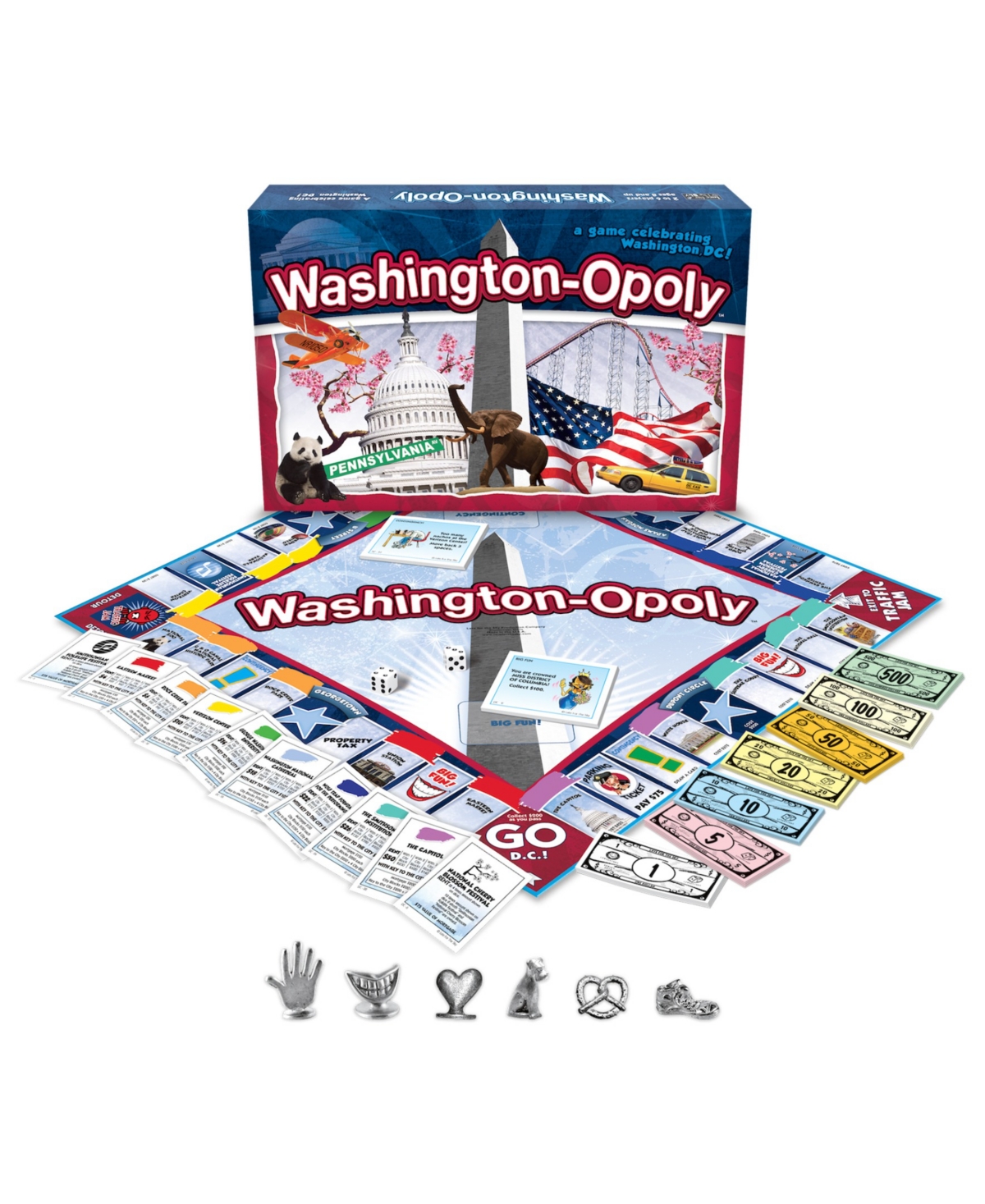 Late For The Sky Kids' Washington Dc-opoly Board Game In Multi