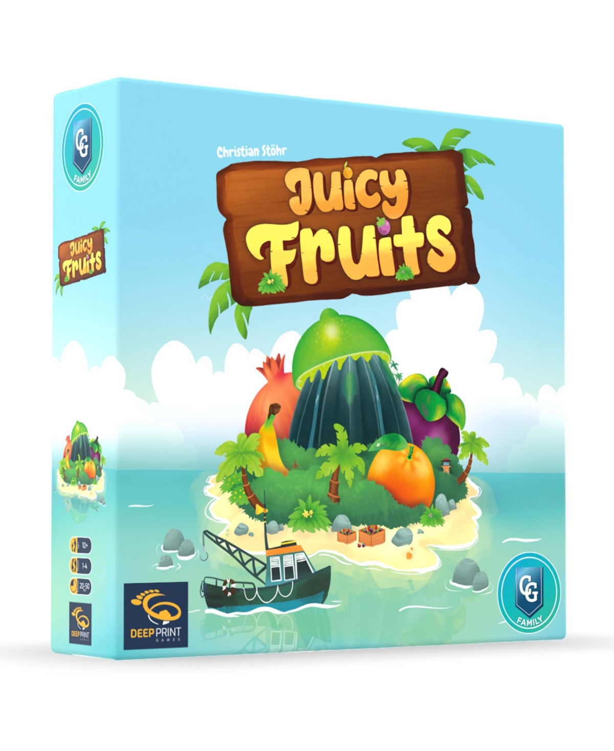 Capstone Games Juicy Fruits Strategy Family Game, 243 Pieces In Multi
