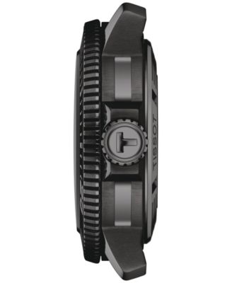 Men's Seastar 2000 Professional Powermatic 80 Automatic Two-Tone Rubber Strap Watch 46mm