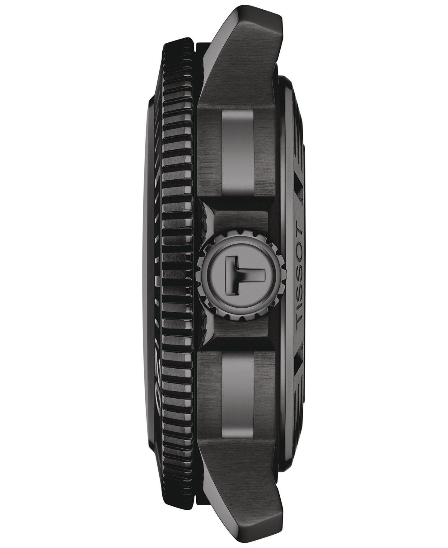 Мужские часы Tissot Seastar 2000 Professional Powermatic 80 Automatic Two-Tone Rubber Strap Watch 46mm — фото 3