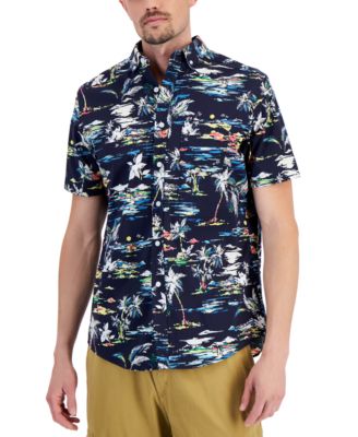 Mando Island Woven Shirt, Created 