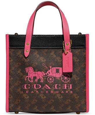 pink coach mini purse