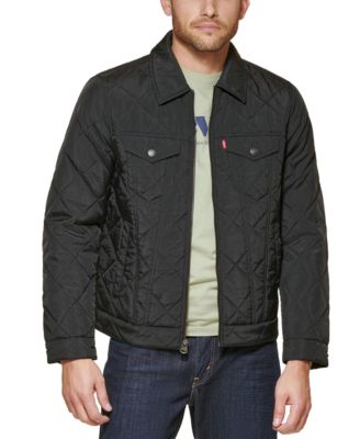 quilted trucker jacket