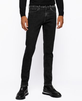 hugo boss mens black skinny jeans