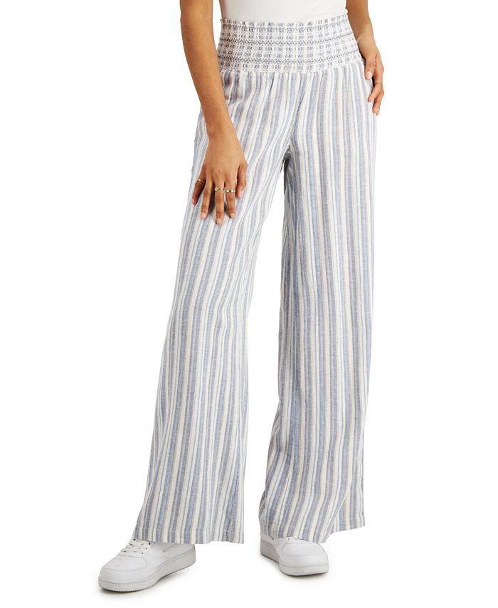 Palette Wide-Leg Gauze Pants - Macy's
