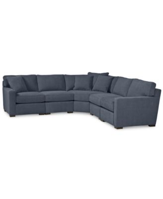 Furniture - Radley 5-Piece Fabric Modular Sectional Sofa