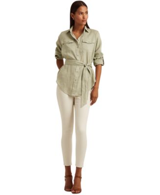 lauren ralph lauren lightweight linen top