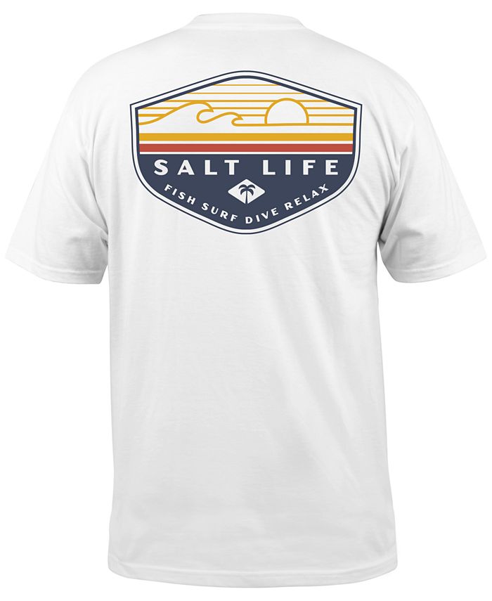 Salt Life Men's Flash Logo Graphic Performance T-Shirt - Macy's