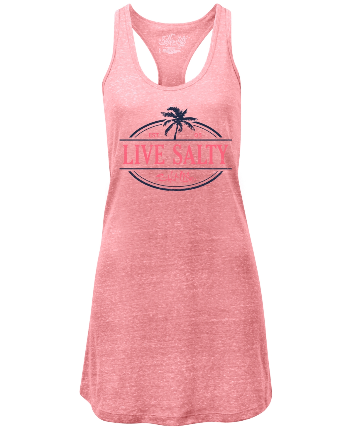 Salt Life Women's The Motto Tank Top Dress In Flamingo ModeSens