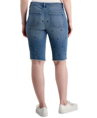 Style \u0026 Co Denim Raw-Edge Bermuda 